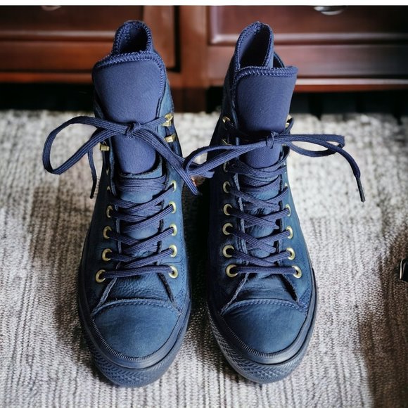 Converse Shoes - CONVERSE CHUCK TAYLOR ALL STAR 2019 High Top Midnight Navy Sneakers.  Size 10